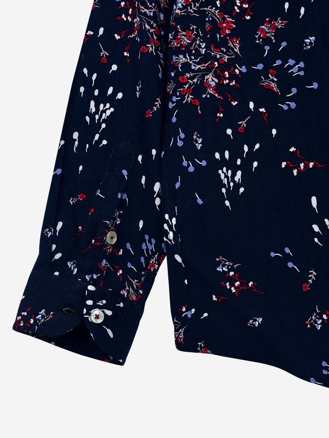 Blue & Red Floral Printed Casual Shirt Brumano Pakistan