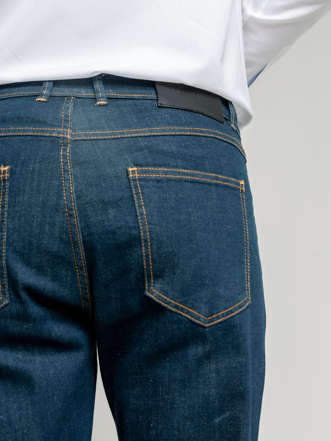 Blue Slim Fit Jeans With Detailing Brumano Pakistan