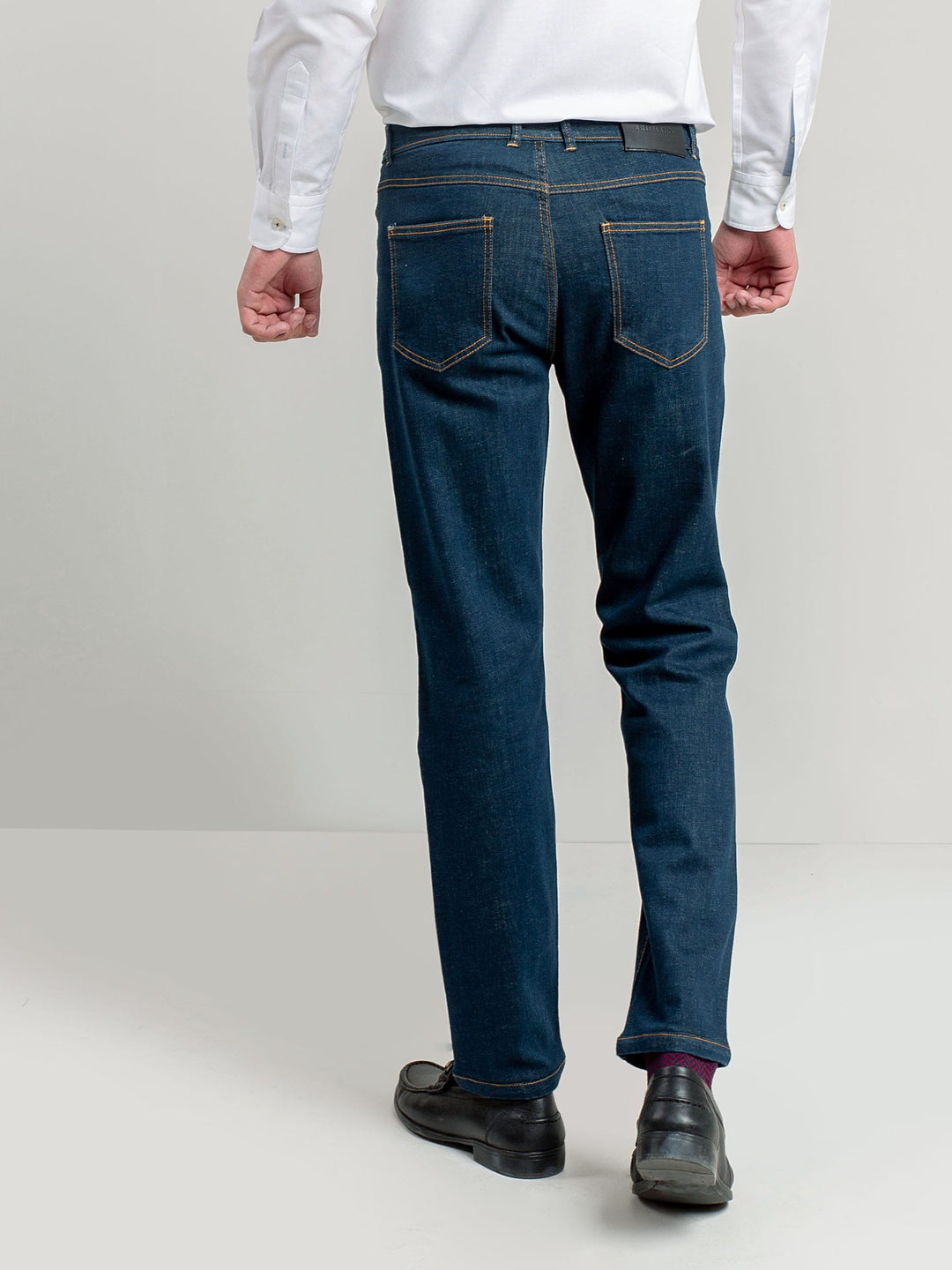 Blue Slim Fit Jeans With Detailing Brumano Pakistan