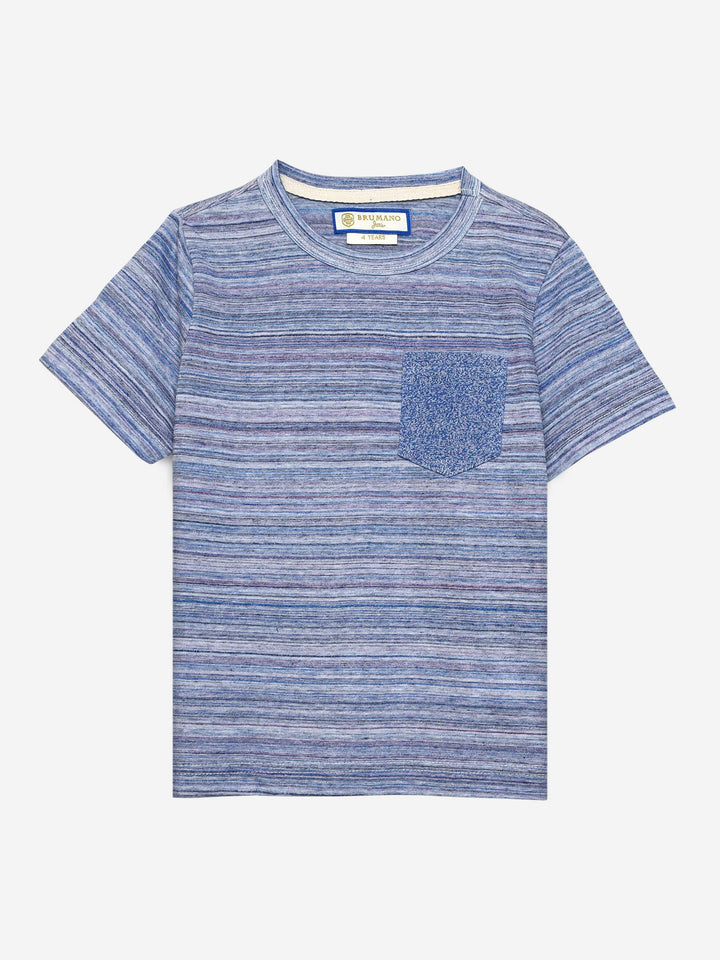 Blue Striped T-Shirt Brumano Pakistan