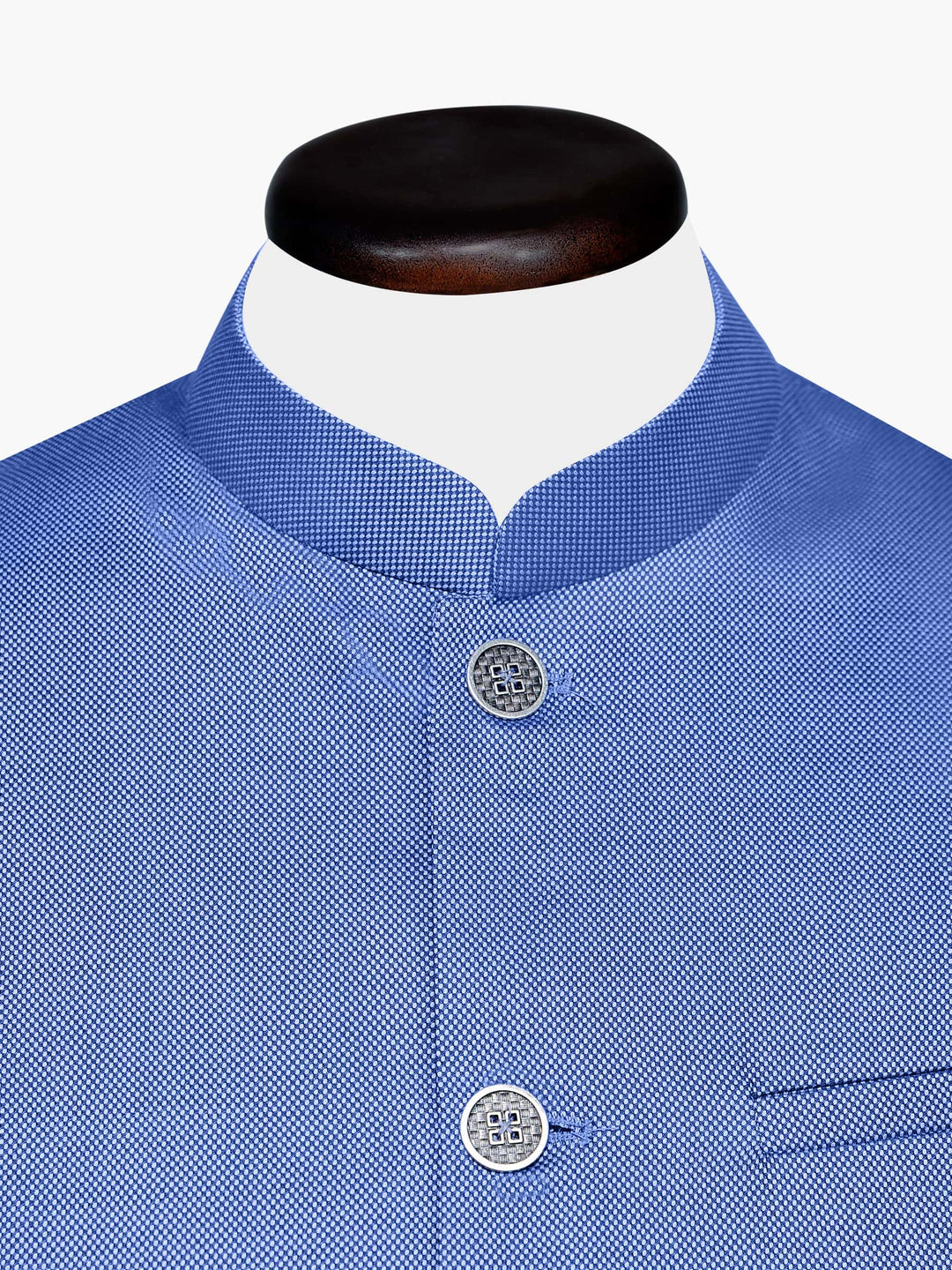 Blue Structured Waistcoat Brumano Pakistan