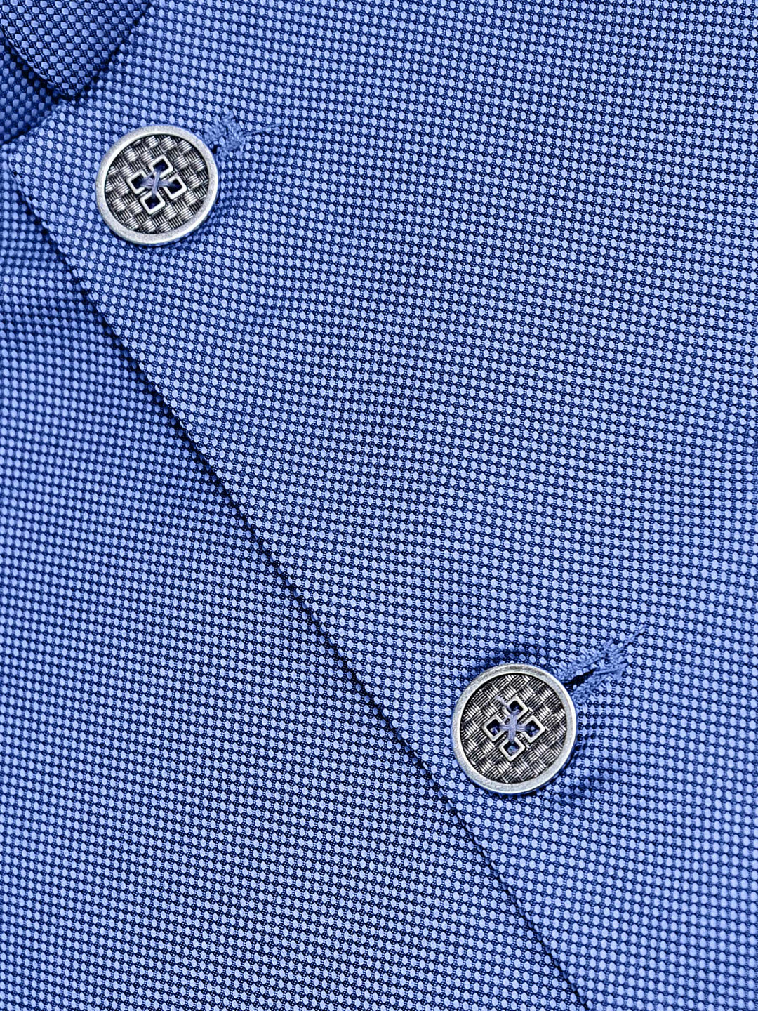 Blue Structured Waistcoat Brumano Pakistan