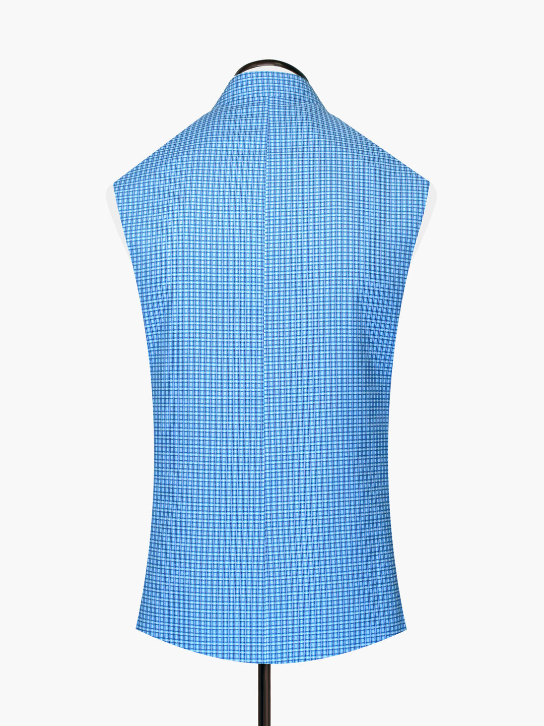 Blue Turquoise Patterned Waistcoat Brumano Pakistan