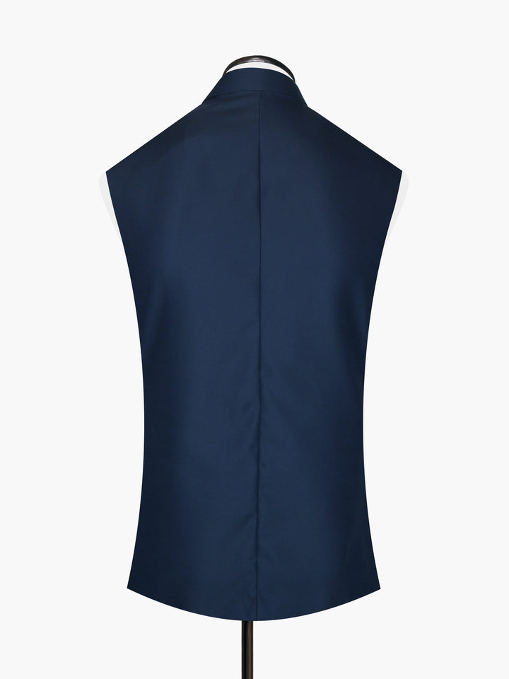 Blue Waistcoat With Silver Buttons Brumano Pakistan