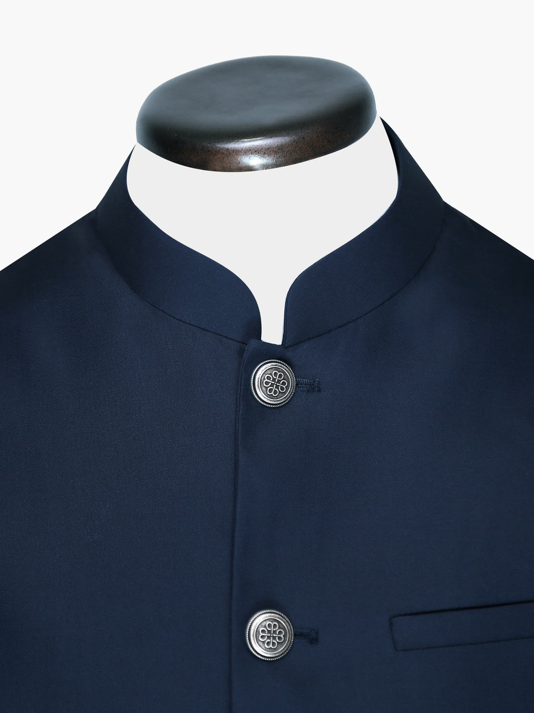 Blue Waistcoat With Silver Buttons Brumano Pakistan