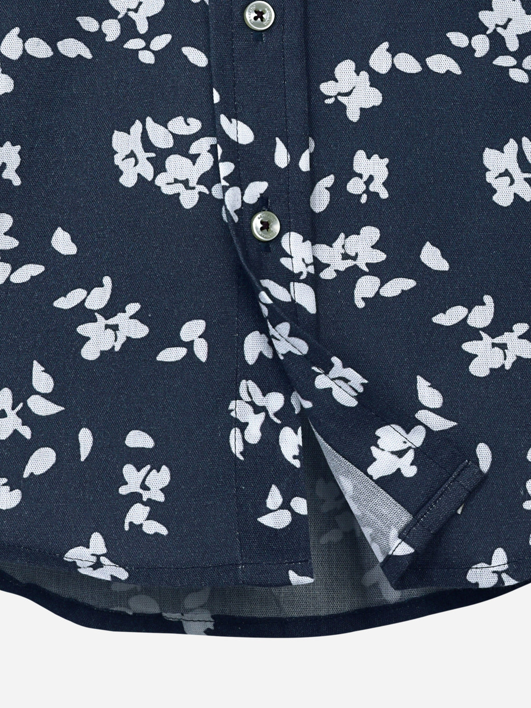 Blue & White Floral Printed Casual Shirt Brumano Pakistan