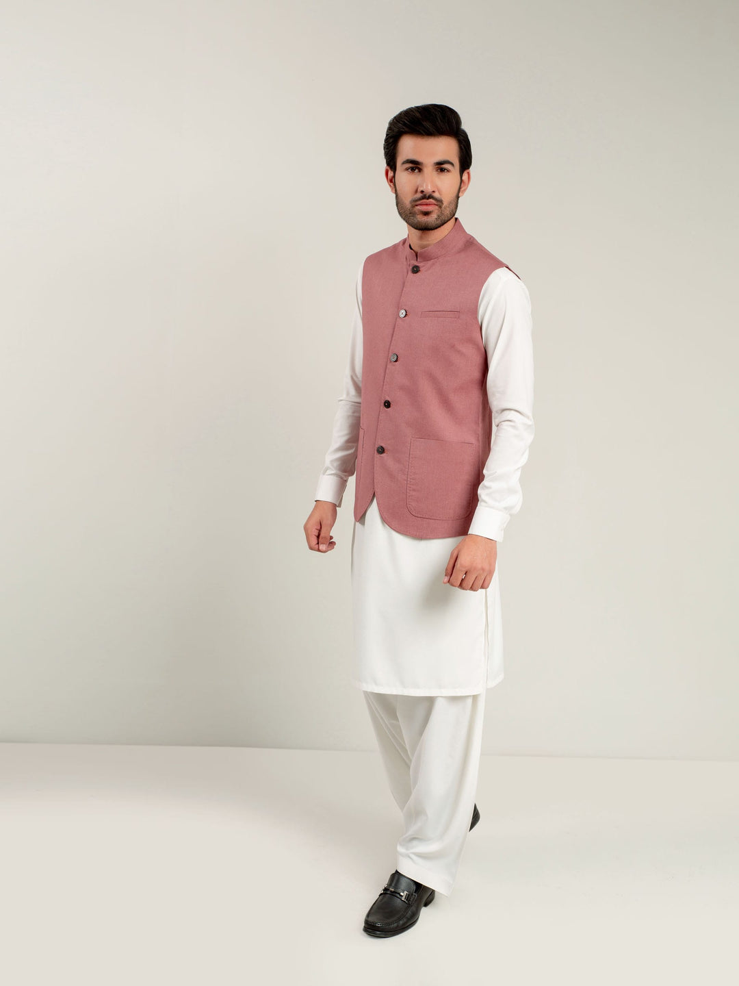 Blue & White Striped Waistcoat Brumano Pakistan