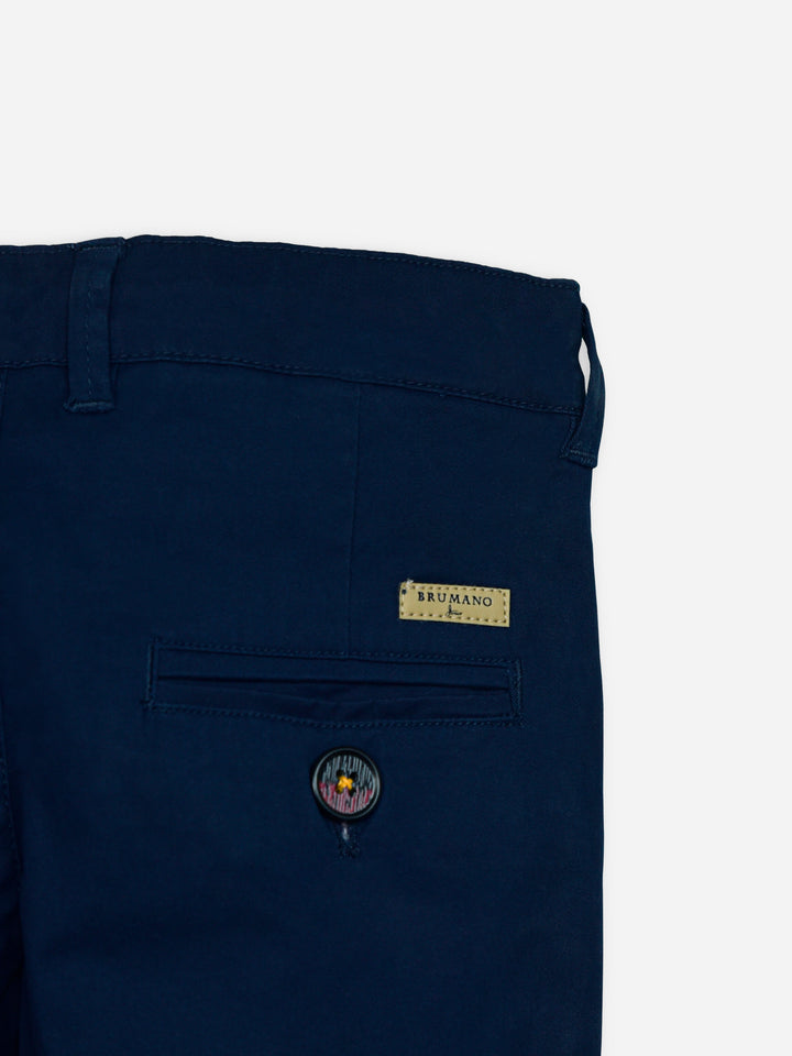 Blue Cotton Casual Chino Brumano Pakistan