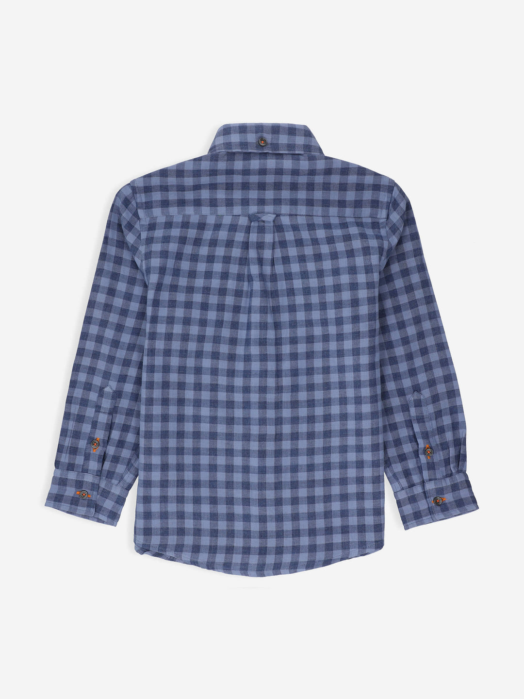 Blue Gingham Casual Shirt Brumano Pakistan