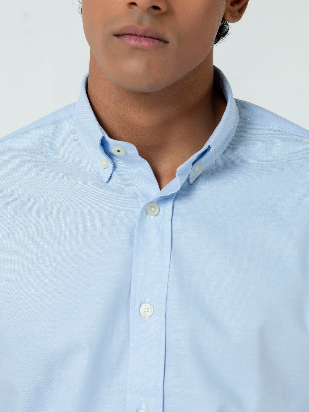 Blue Oxford Button Down Shirt