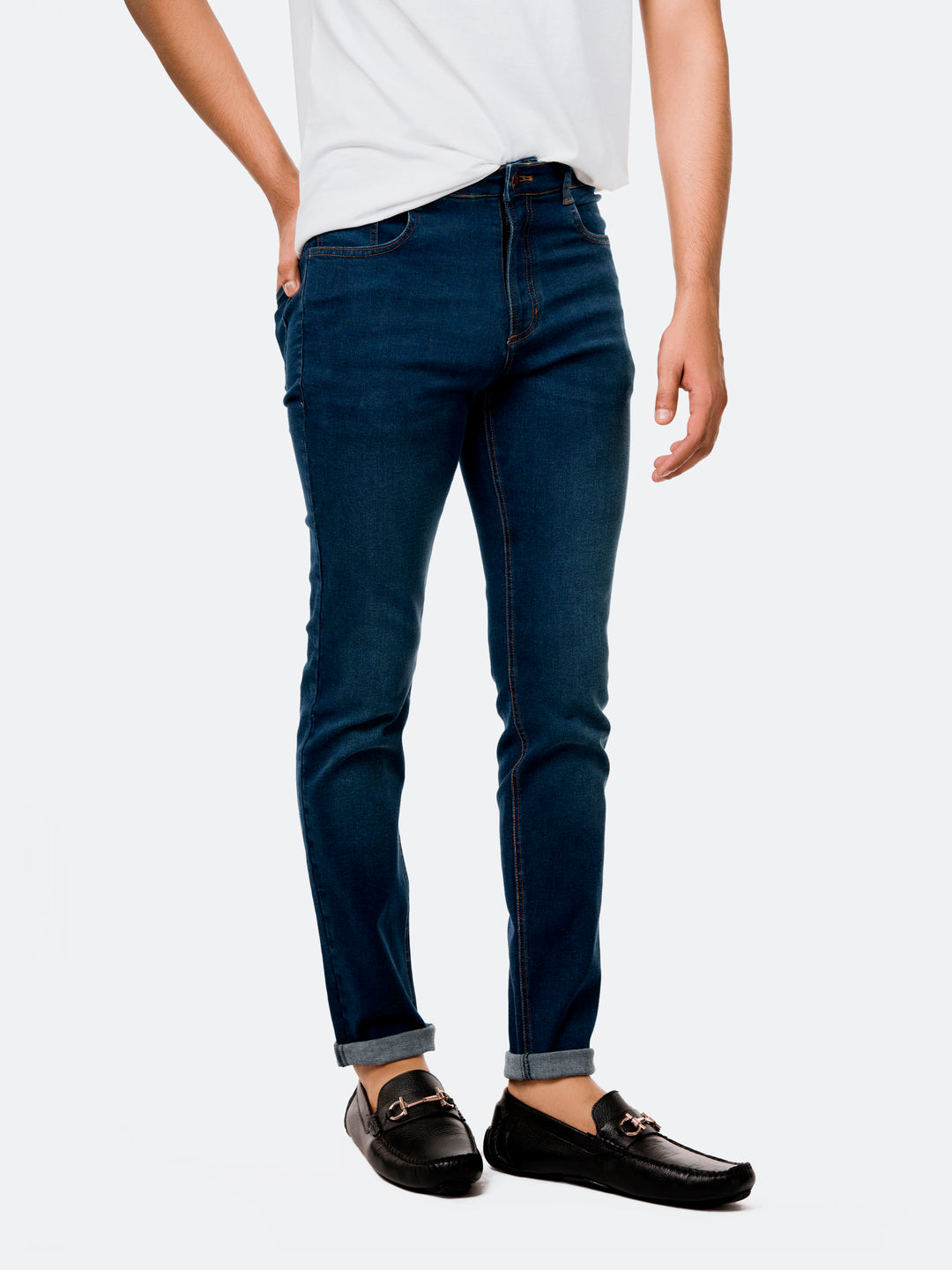 Blue Skinny Fit Jeans Brumano Pakistan