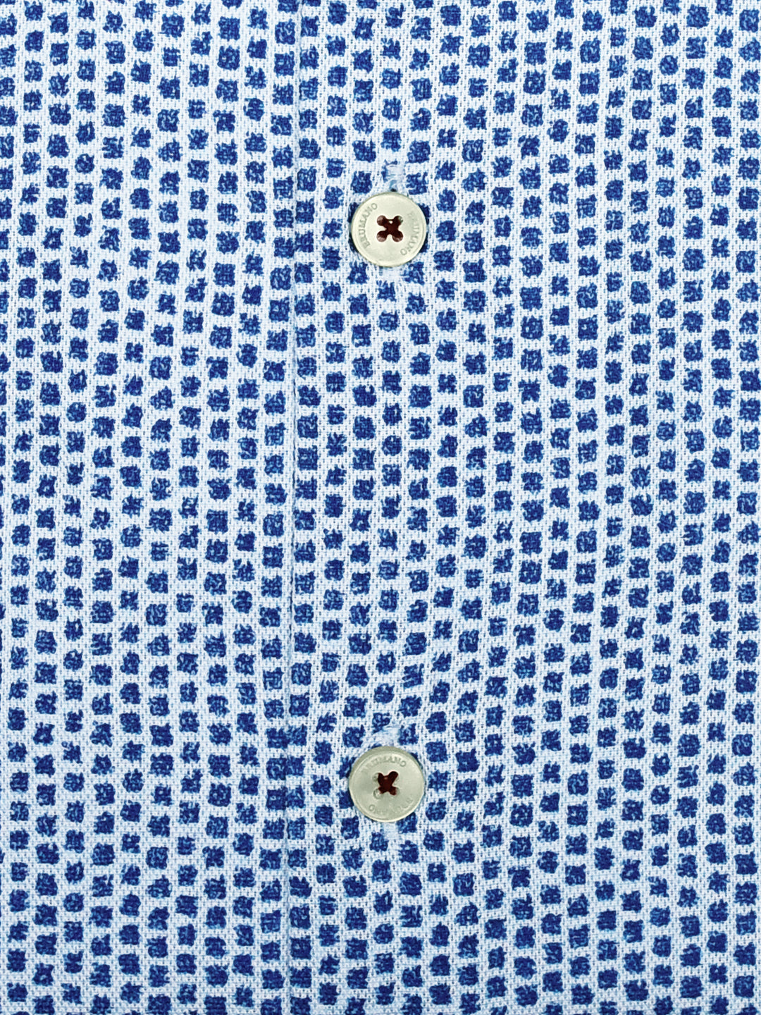 Blue Square Printed Formal Shirt Brumano Pakistan