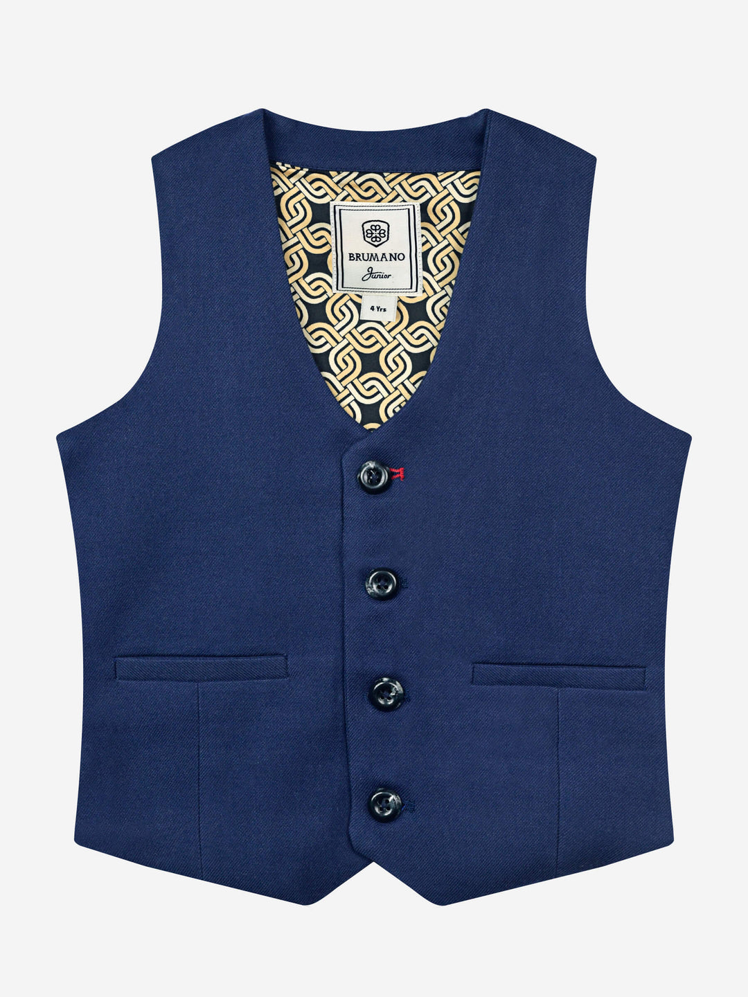 Blue Twill Suit Vest Brumano Pakistan