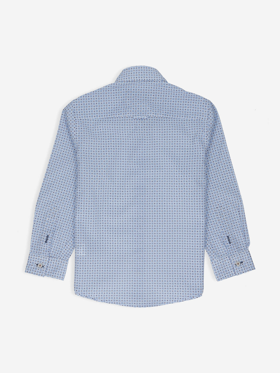 Blue & Black Printed Casual Long Sleeve Shirt Brumano Pakistan