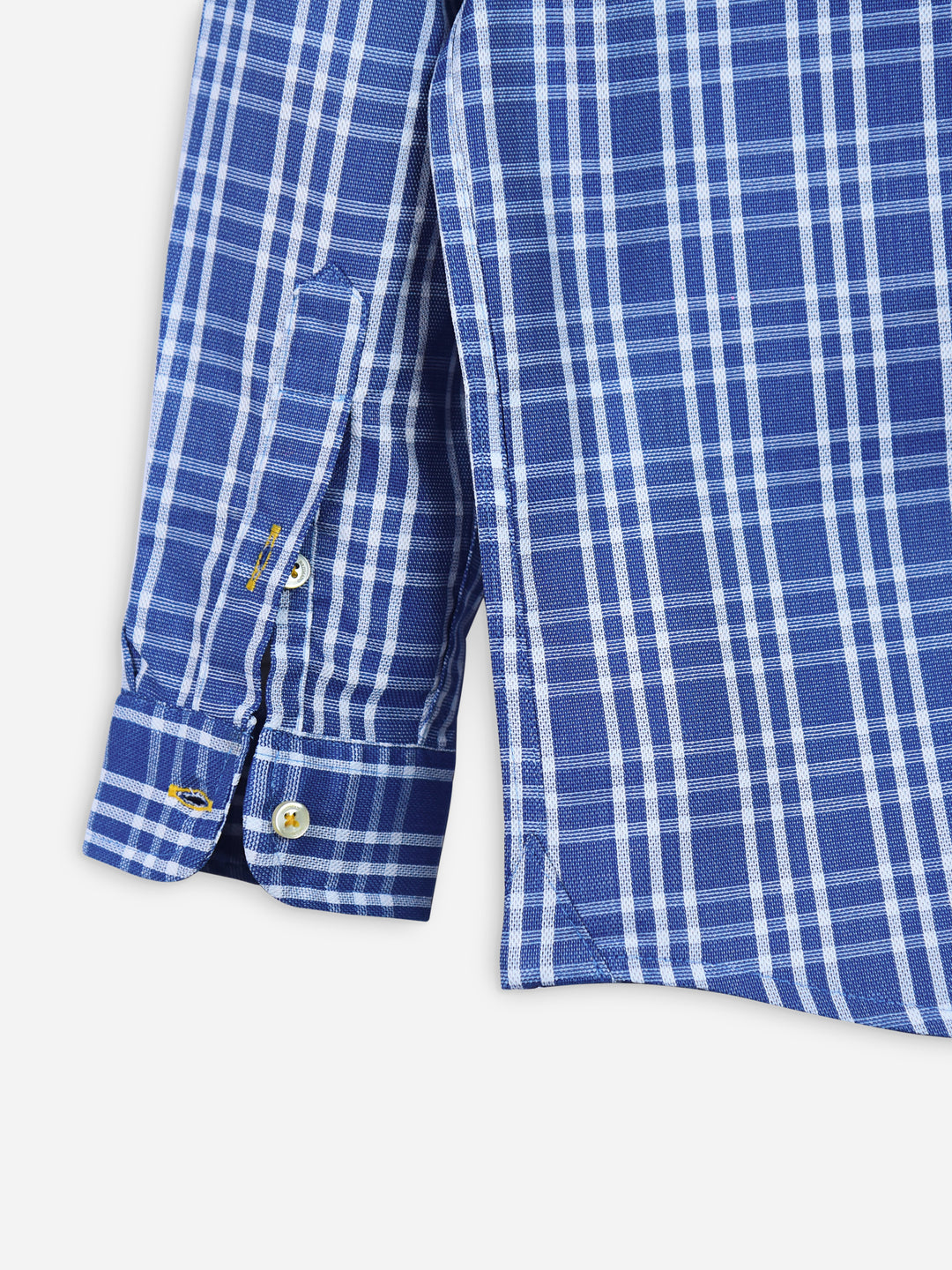 Blue & White Checkered Casual Shirt Brumano Pakistan