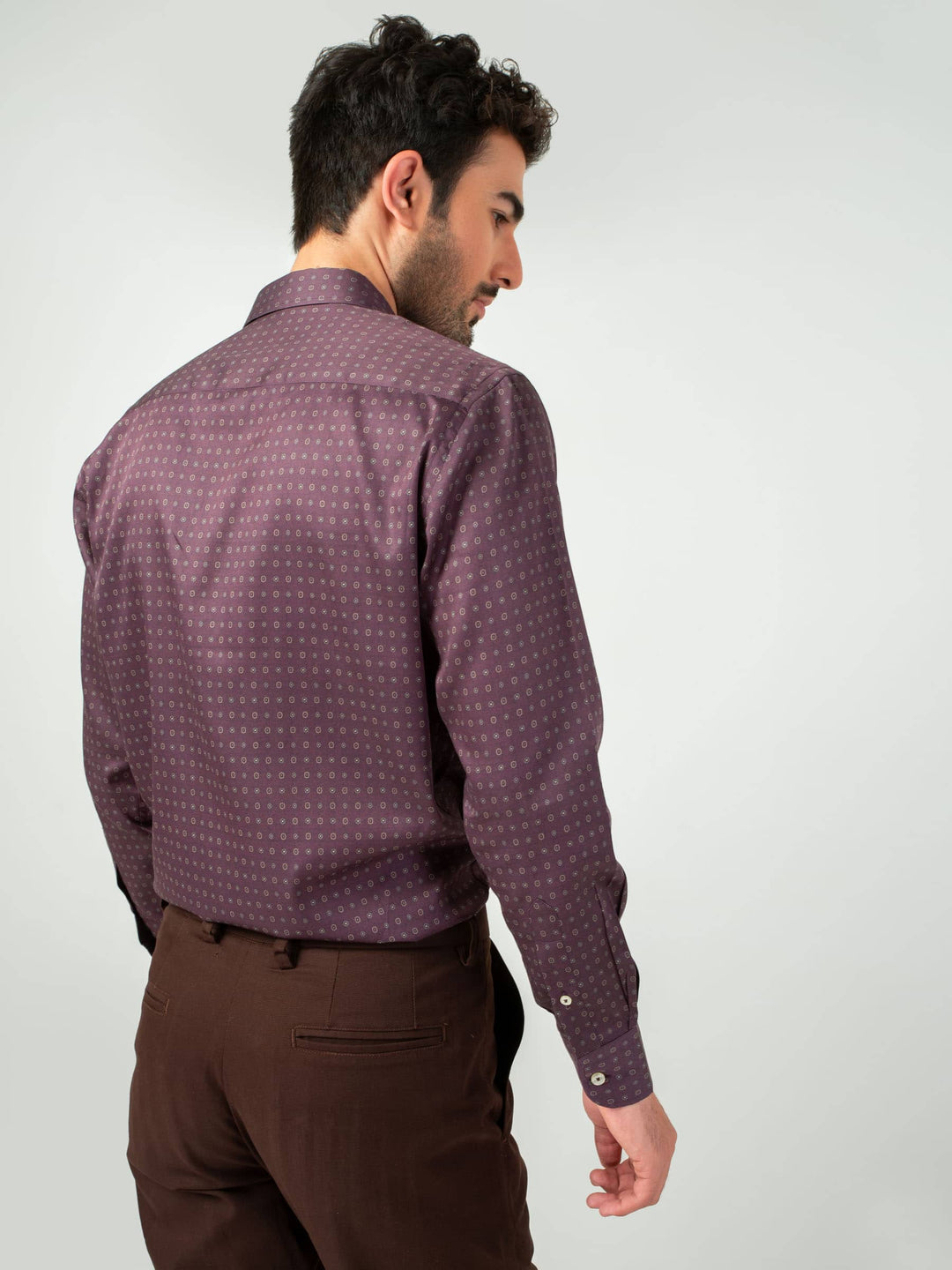 Bordo Printed Shirt Brumano Pakistan