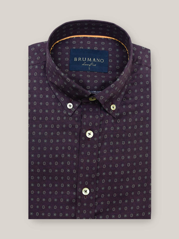 Bordo Printed Shirt Brumano Pakistan
