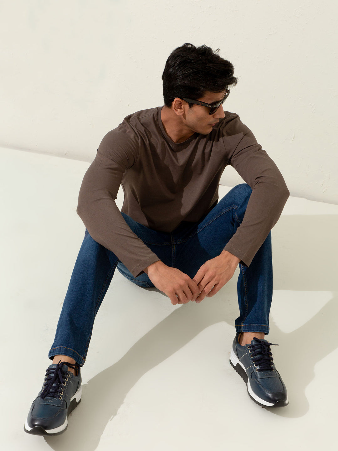 Brown Long Sleeve T-Shirt Brumano Pakistan