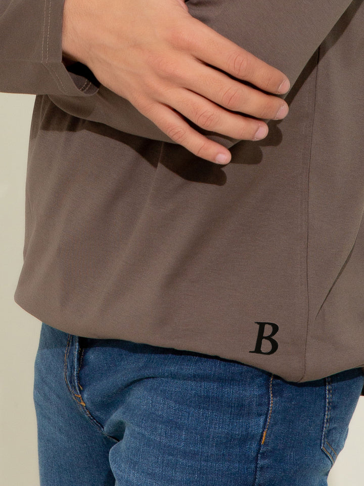 Brown Long Sleeve T-Shirt Brumano Pakistan