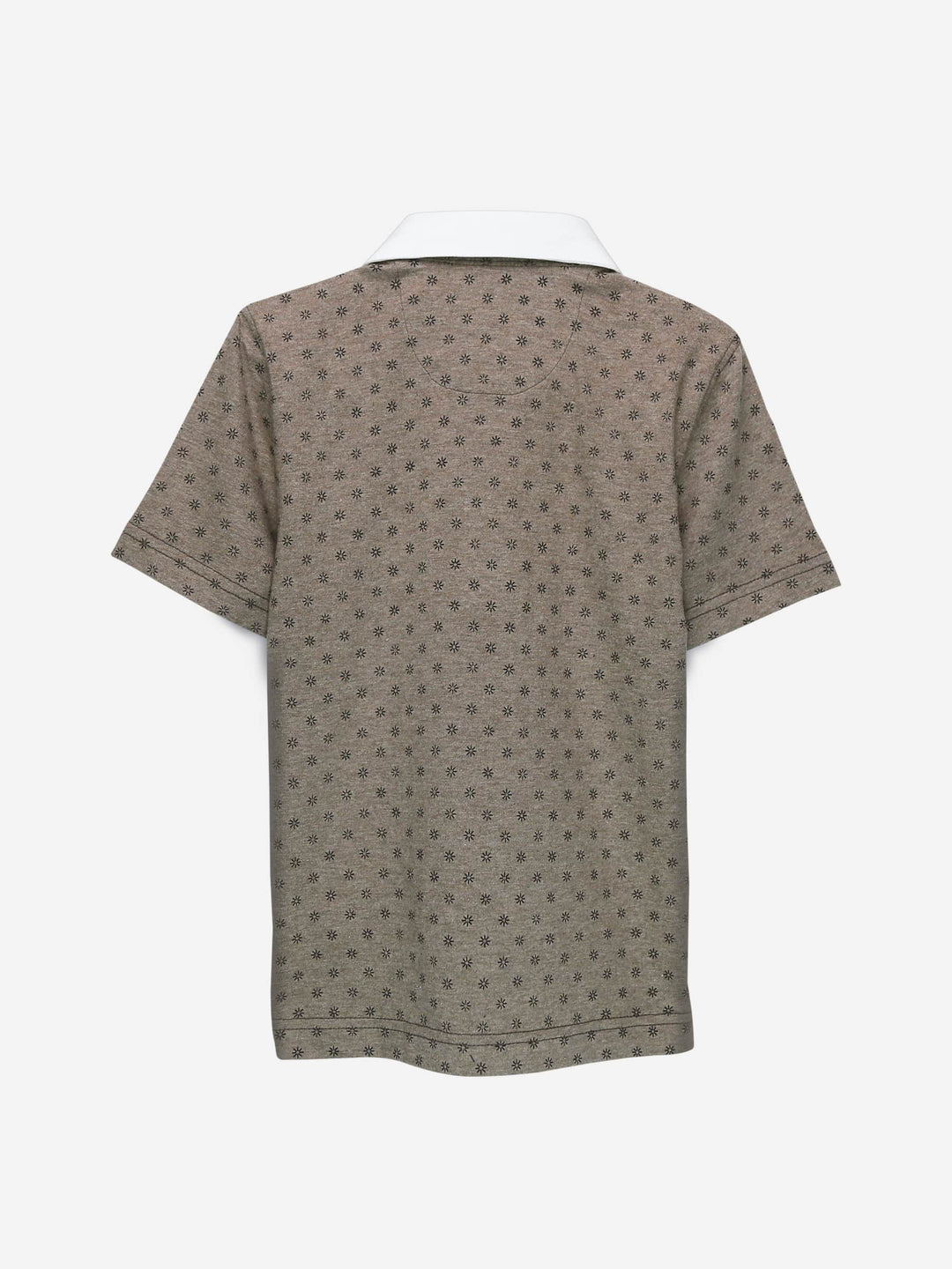 Brown Printed Polo Shirt Brumano Pakistan