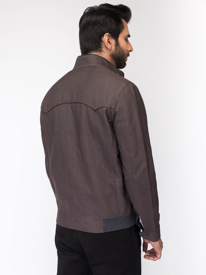 Brown Twill Jacket