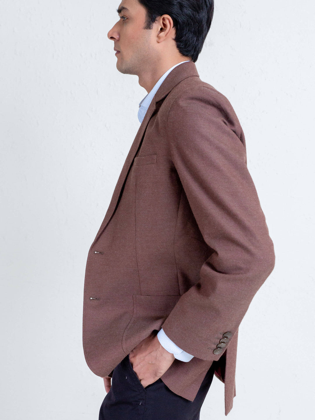 Brown Wool Blazer For Men In Pakistan Brumano