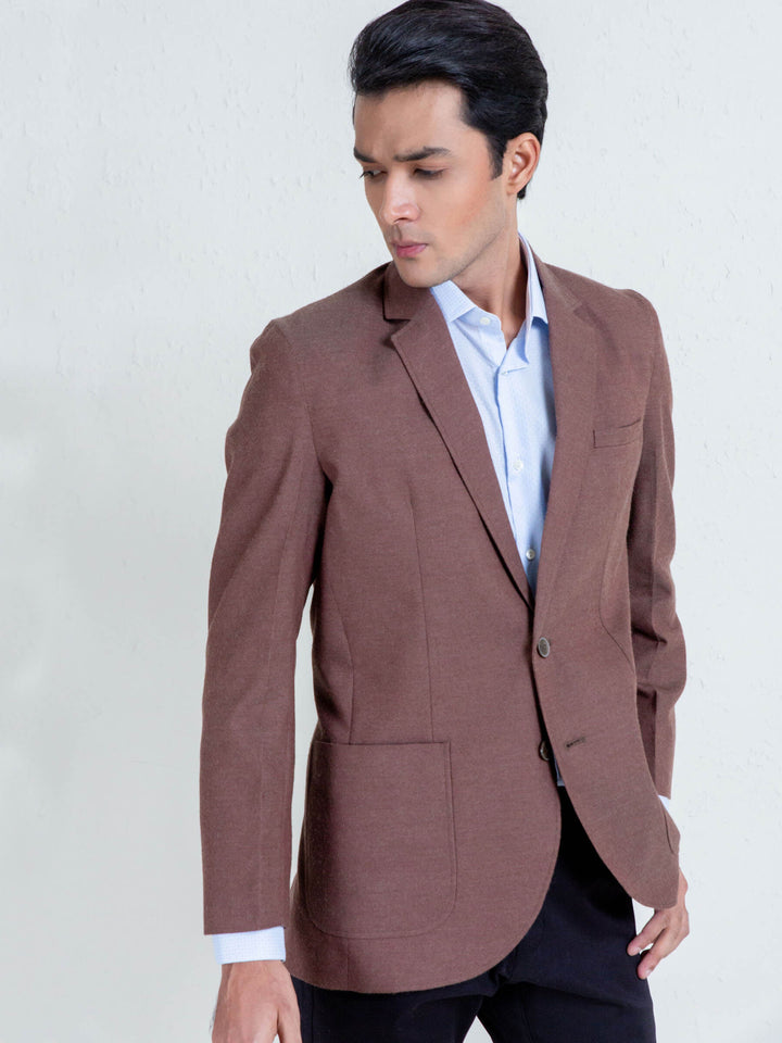 Brown Wool Blazer For Men In Pakistan Brumano