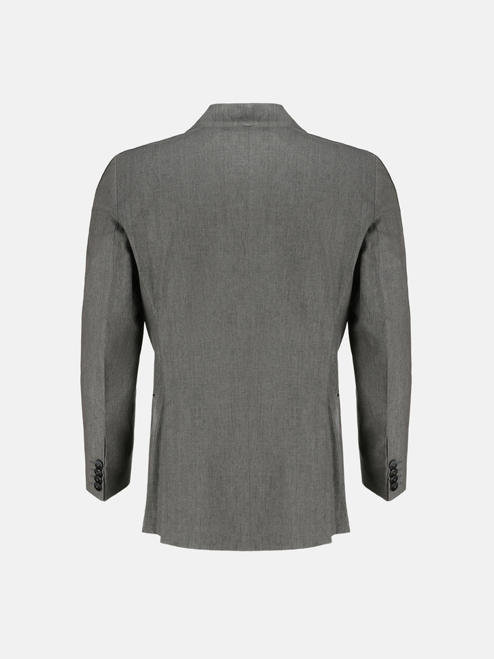Brown Linen Blended Blazer Brumano Pakistan