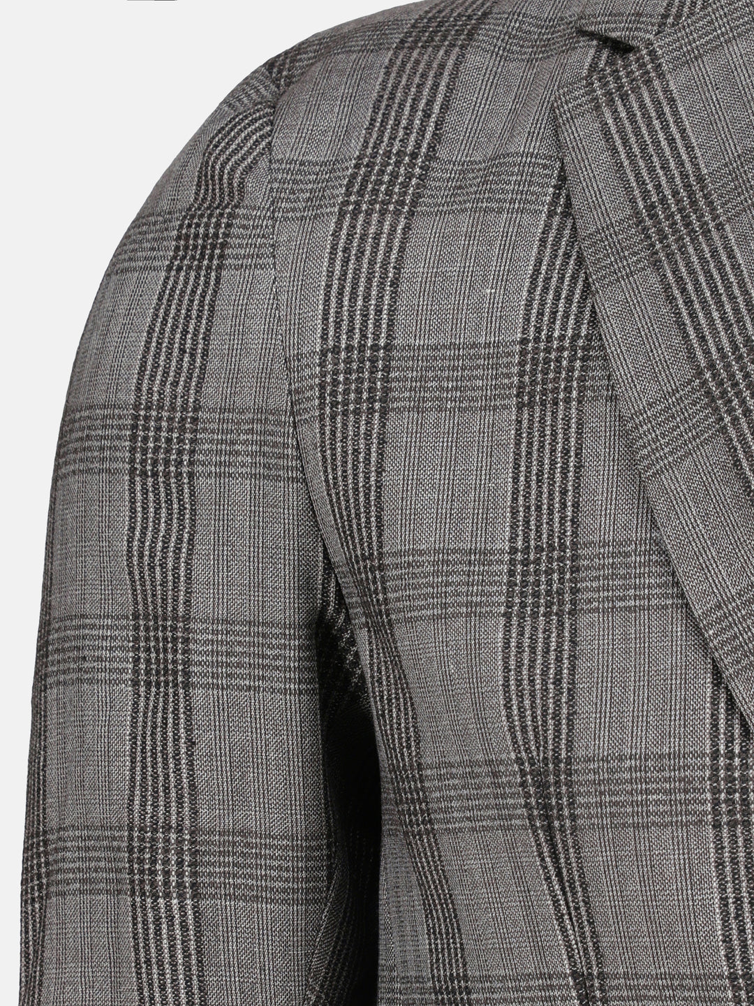 Brown Wool Checkered Blazer Brumano Pakistan