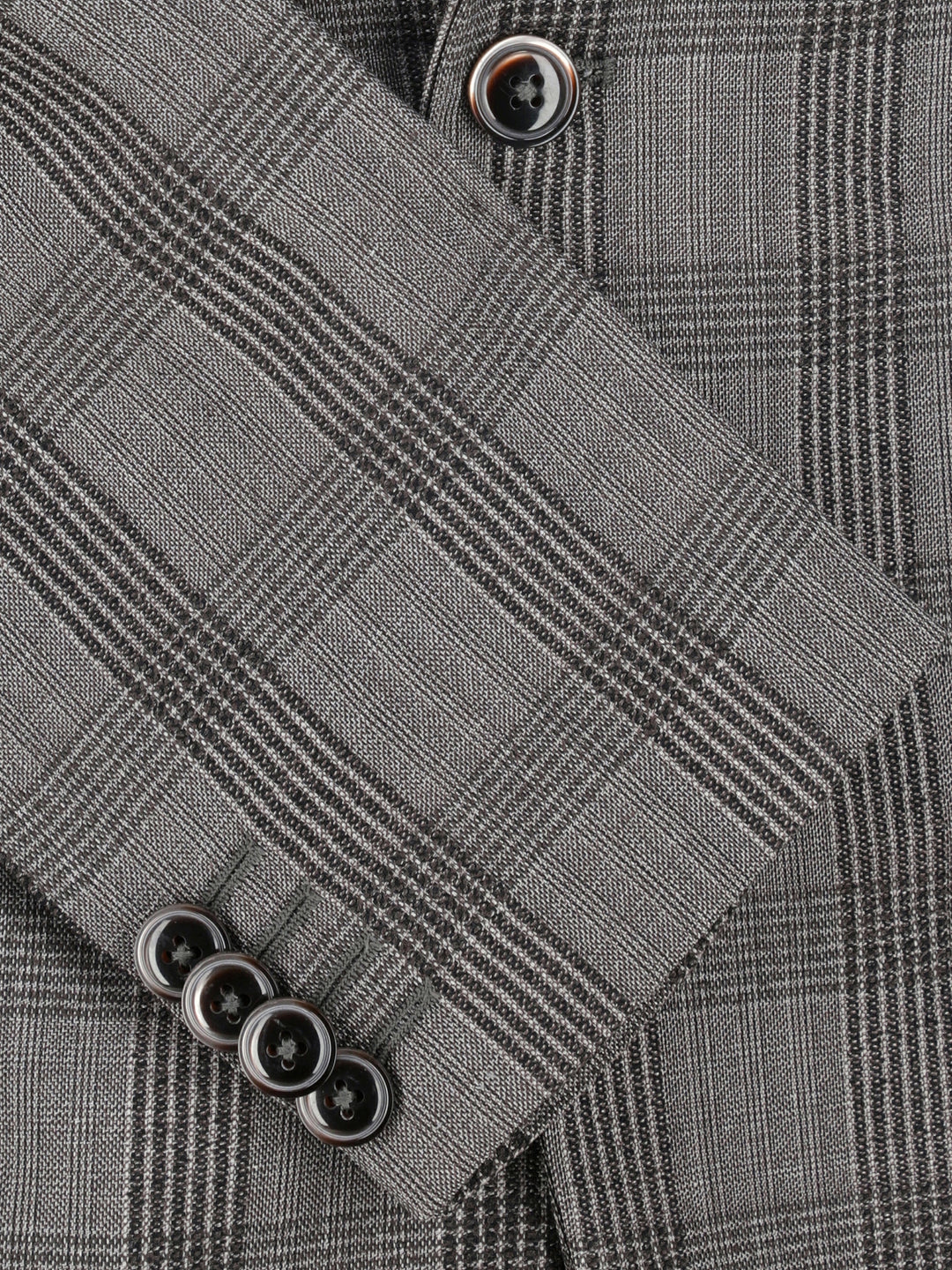 Brown Wool Checkered Blazer Brumano Pakistan