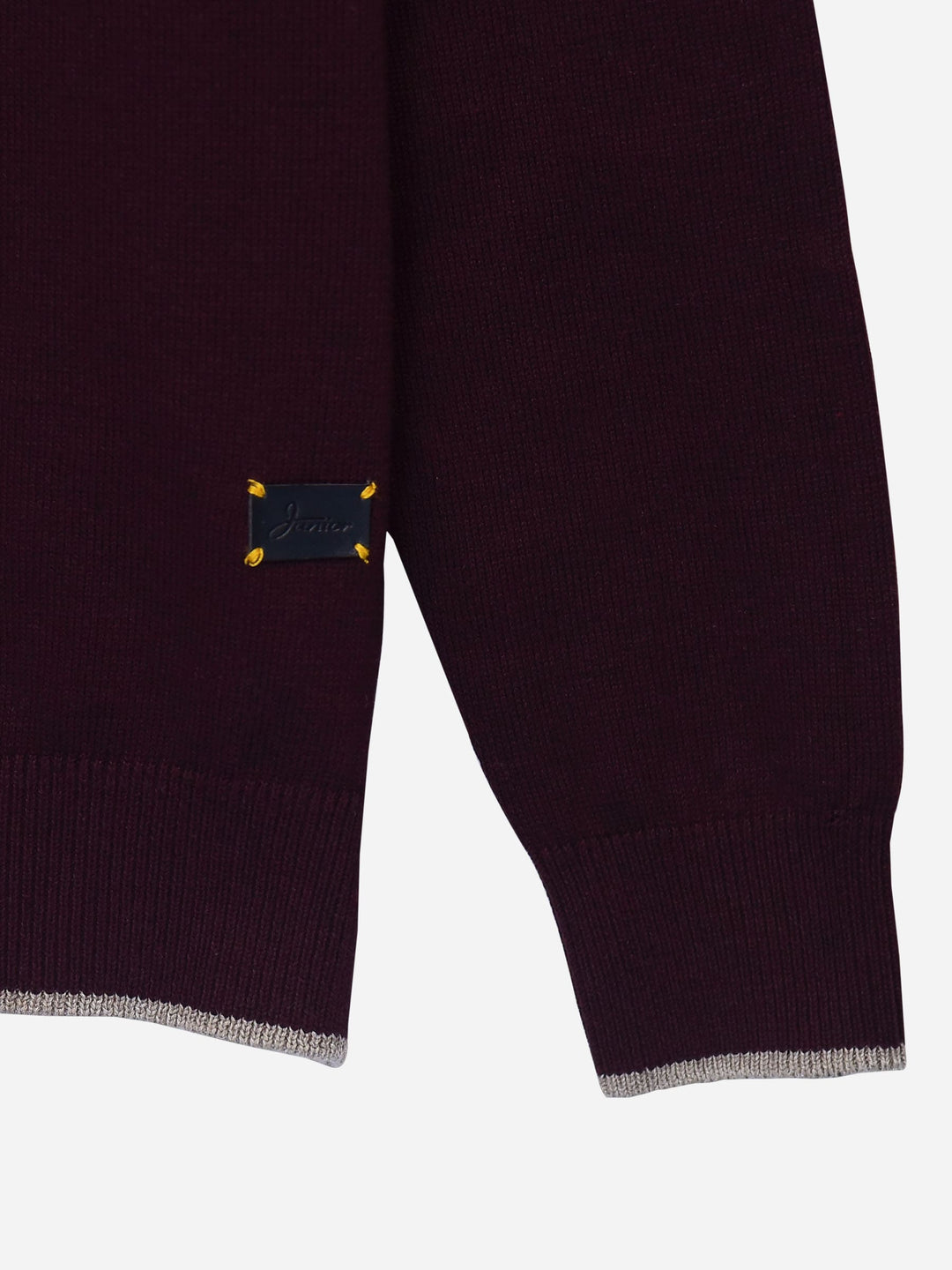 Burgundy Casual V-Neck Sweater Brumano Pakistan