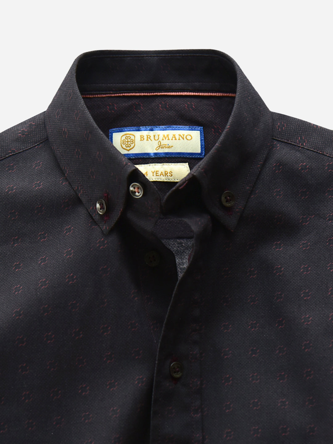 Burgundy Printed Casual Shirt Brumano Pakistan