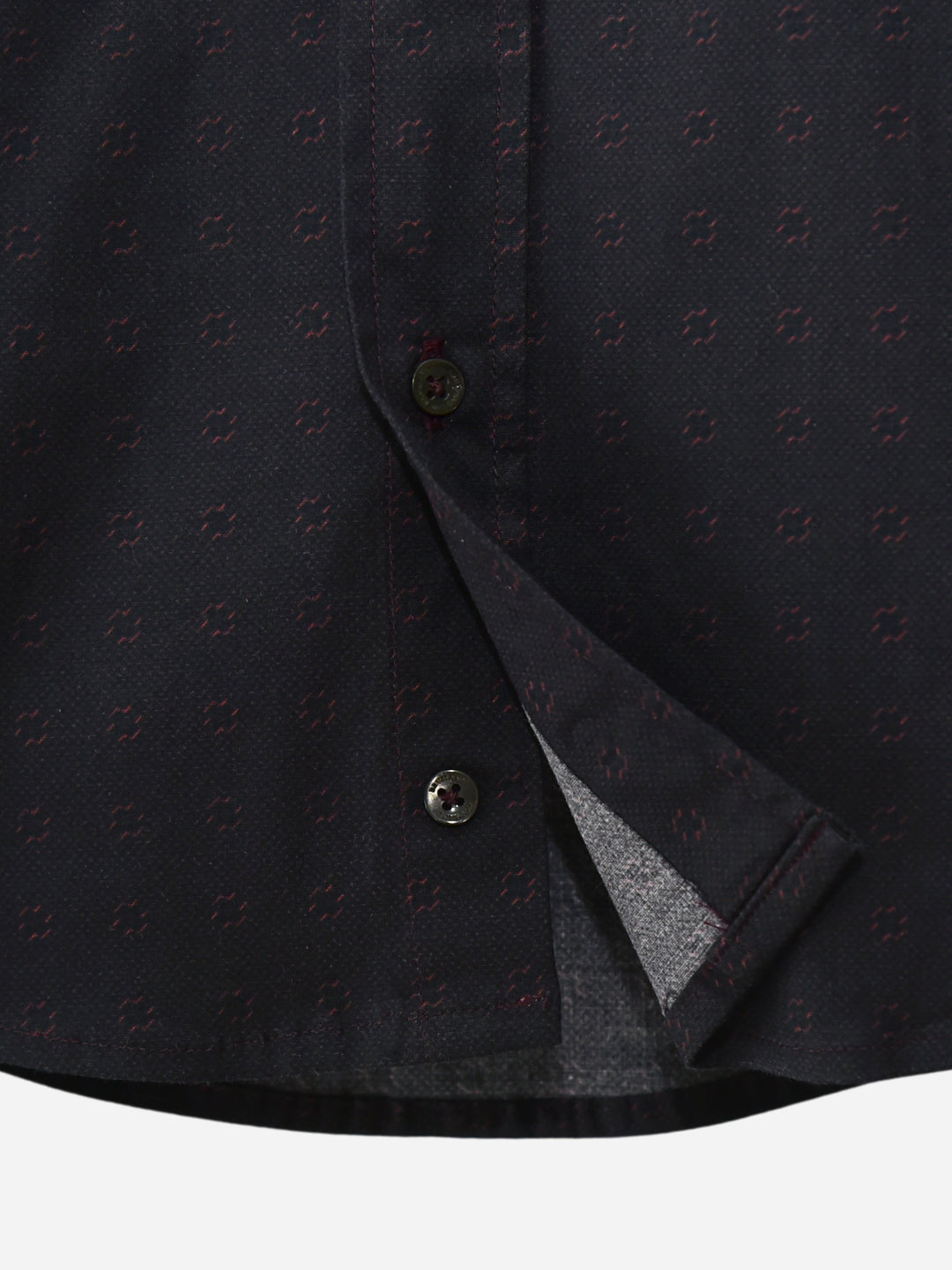Burgundy Printed Casual Shirt Brumano Pakistan