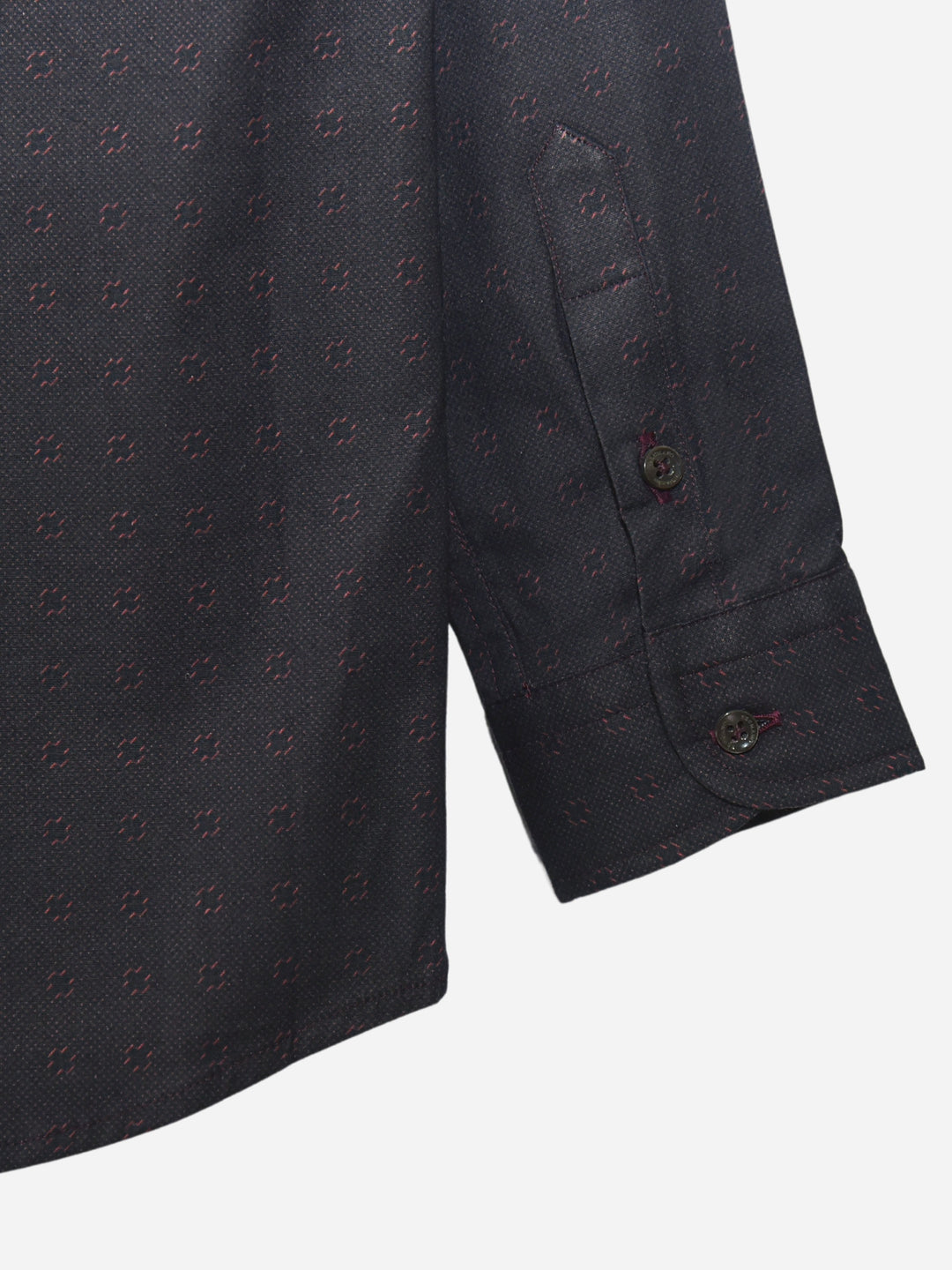 Burgundy Printed Casual Shirt Brumano Pakistan