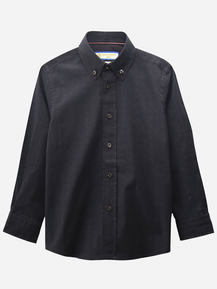 Burgundy Printed Casual Shirt Brumano Pakistan