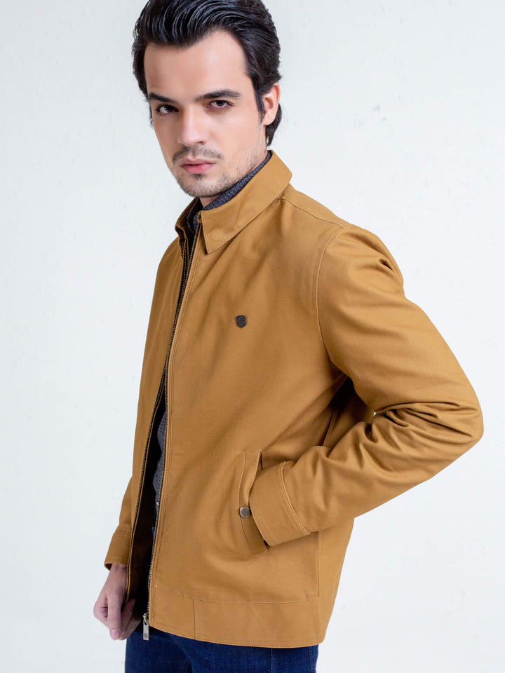 Camel Brown Baracuta Jacket Brumano Pakistan