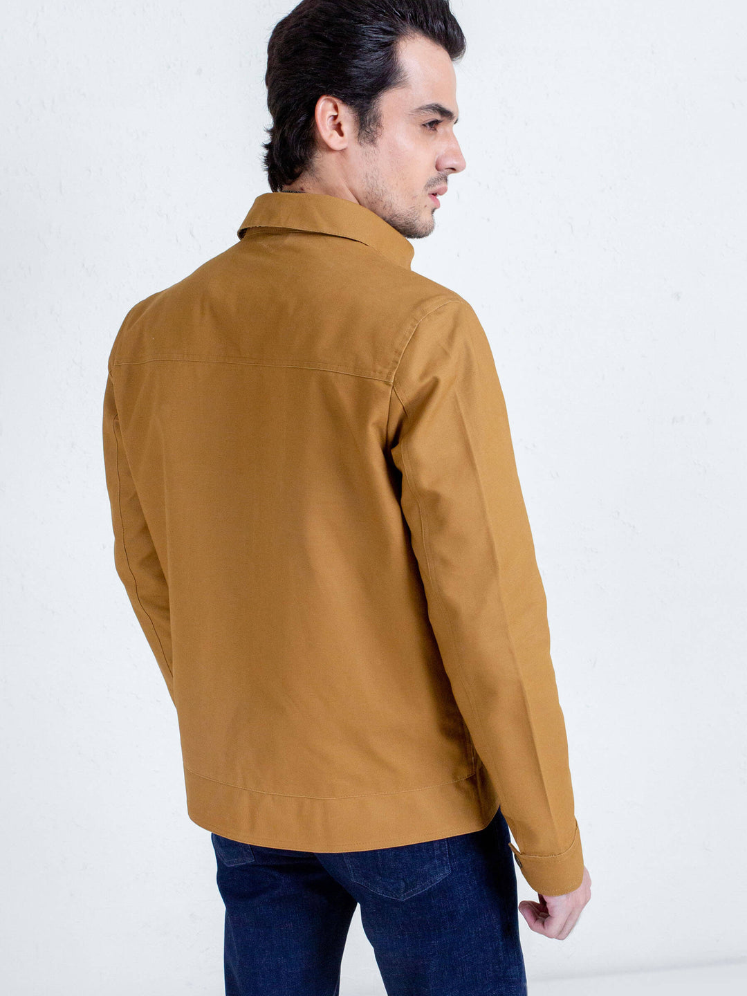 Camel Brown Baracuta Jacket Brumano Pakistan