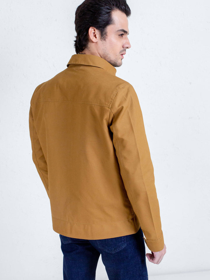 Camel Brown Baracuta Jacket Brumano Pakistan