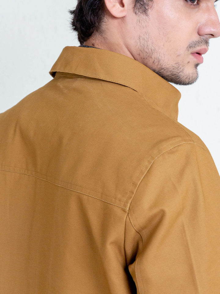 Camel Brown Baracuta Jacket Brumano Pakistan