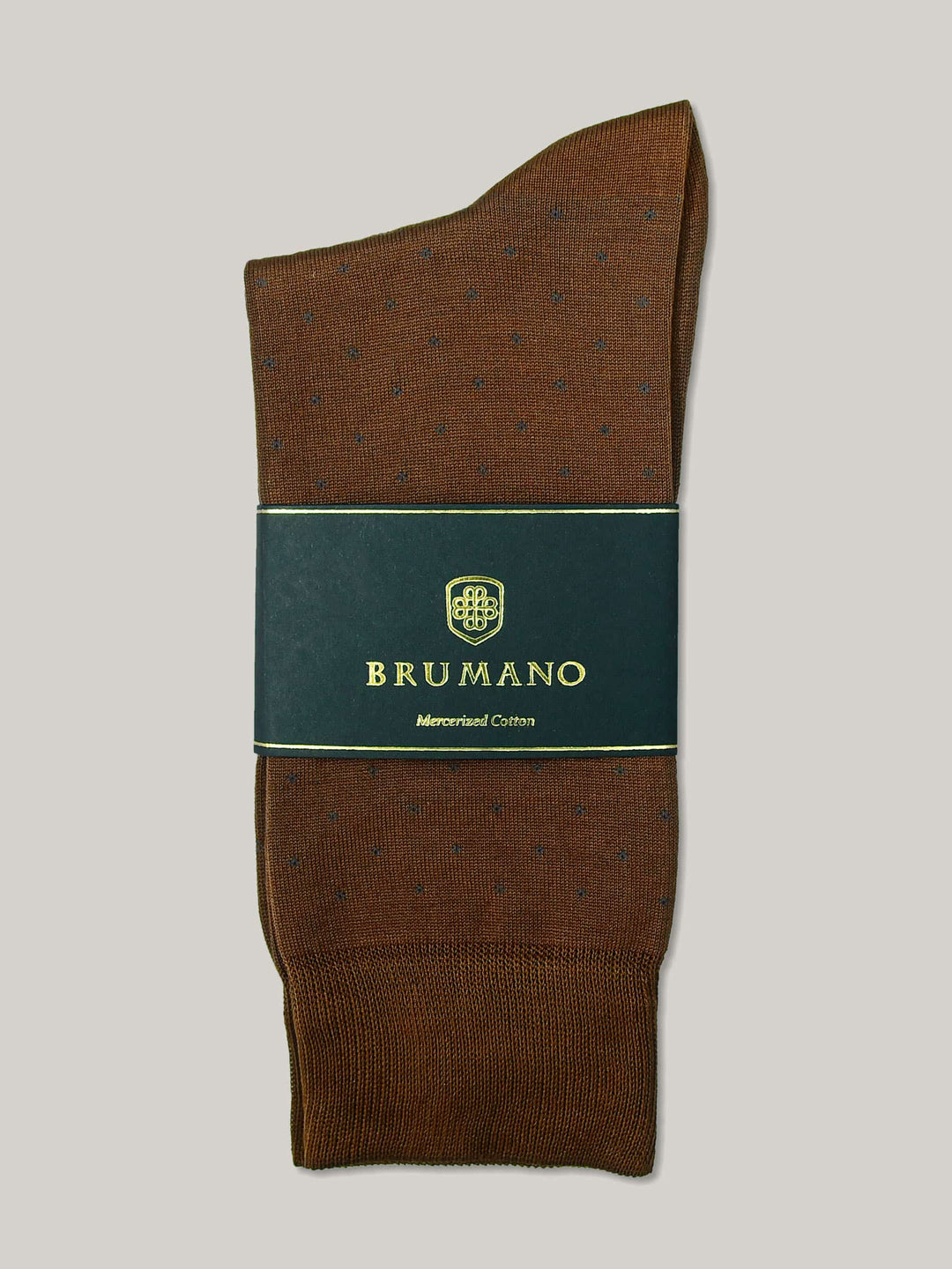 Cedar Brown Cut Flower Mercerized Socks Brumano Pakistan