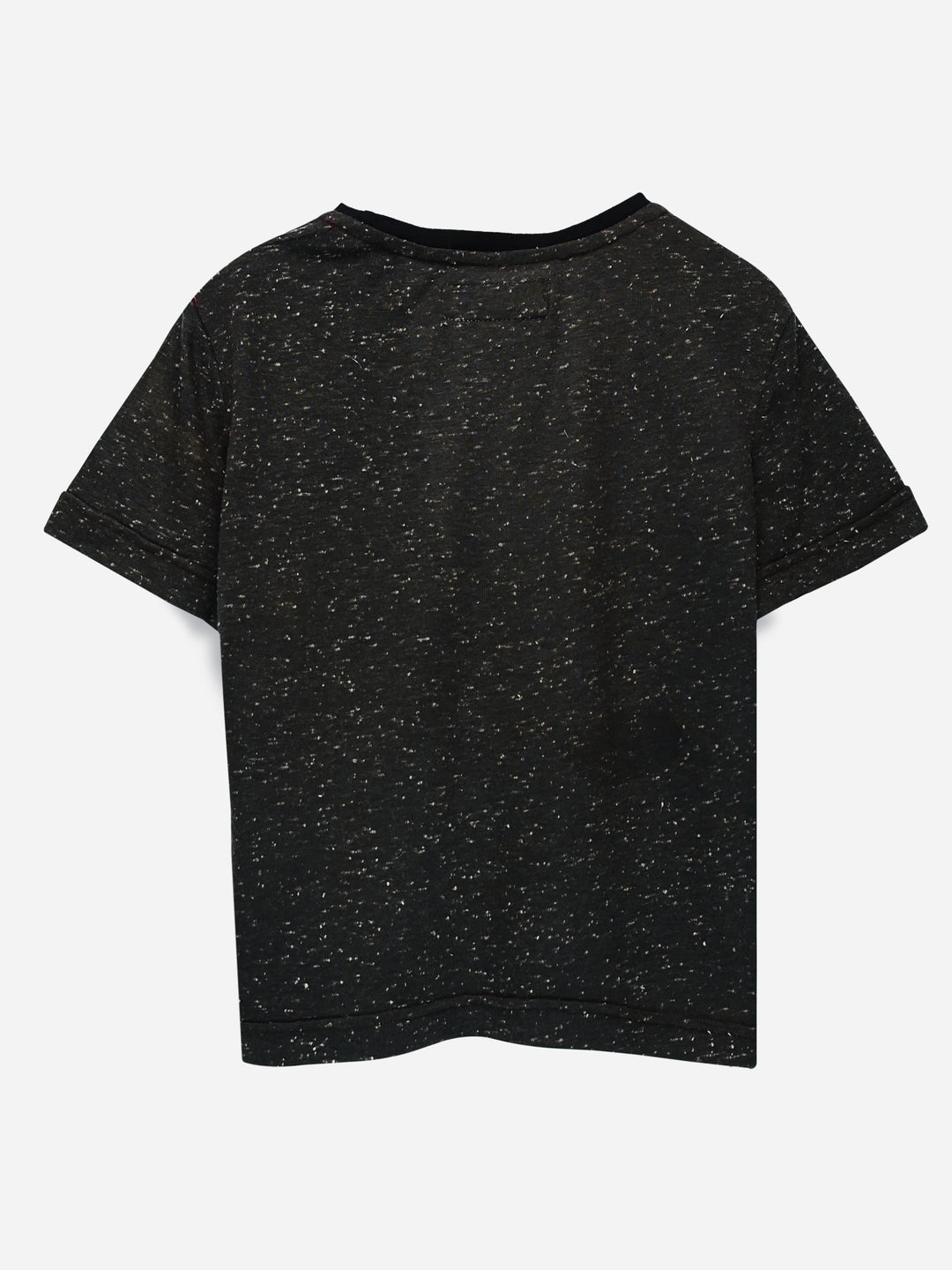 Charcoal Neppy Short Sleeves Casual T-Shirt Brumano Pakistan