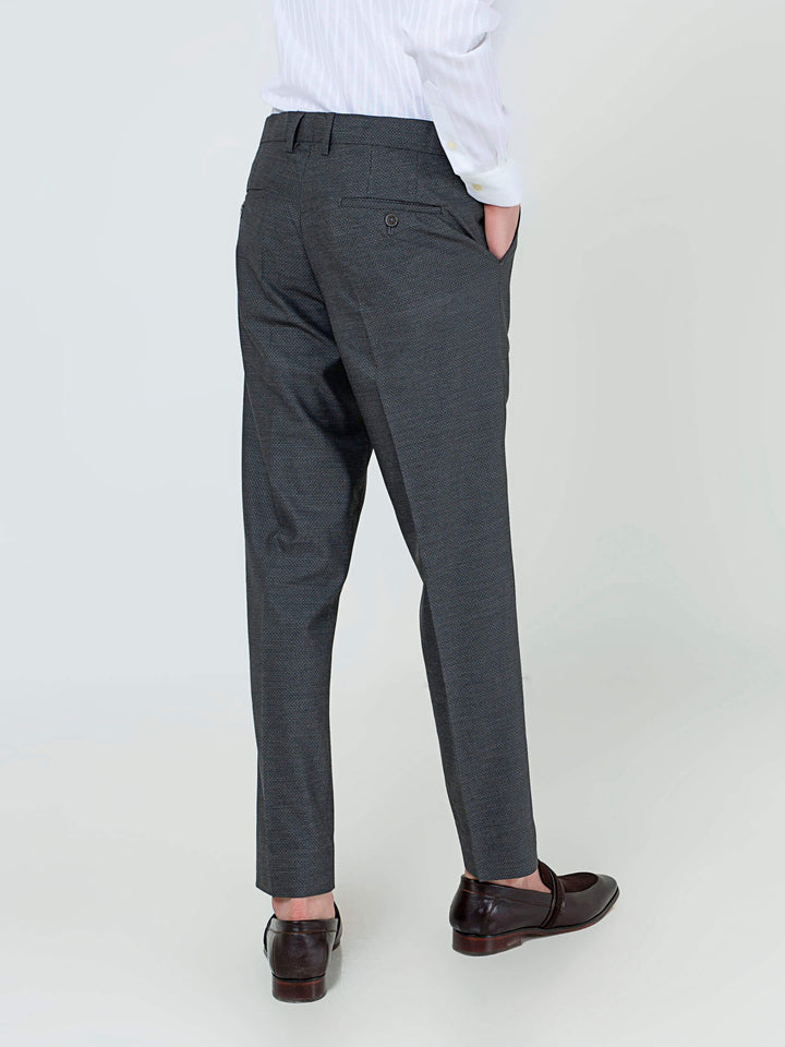 Charcoal Grey Structured Dress Pant Brumano Pakistan