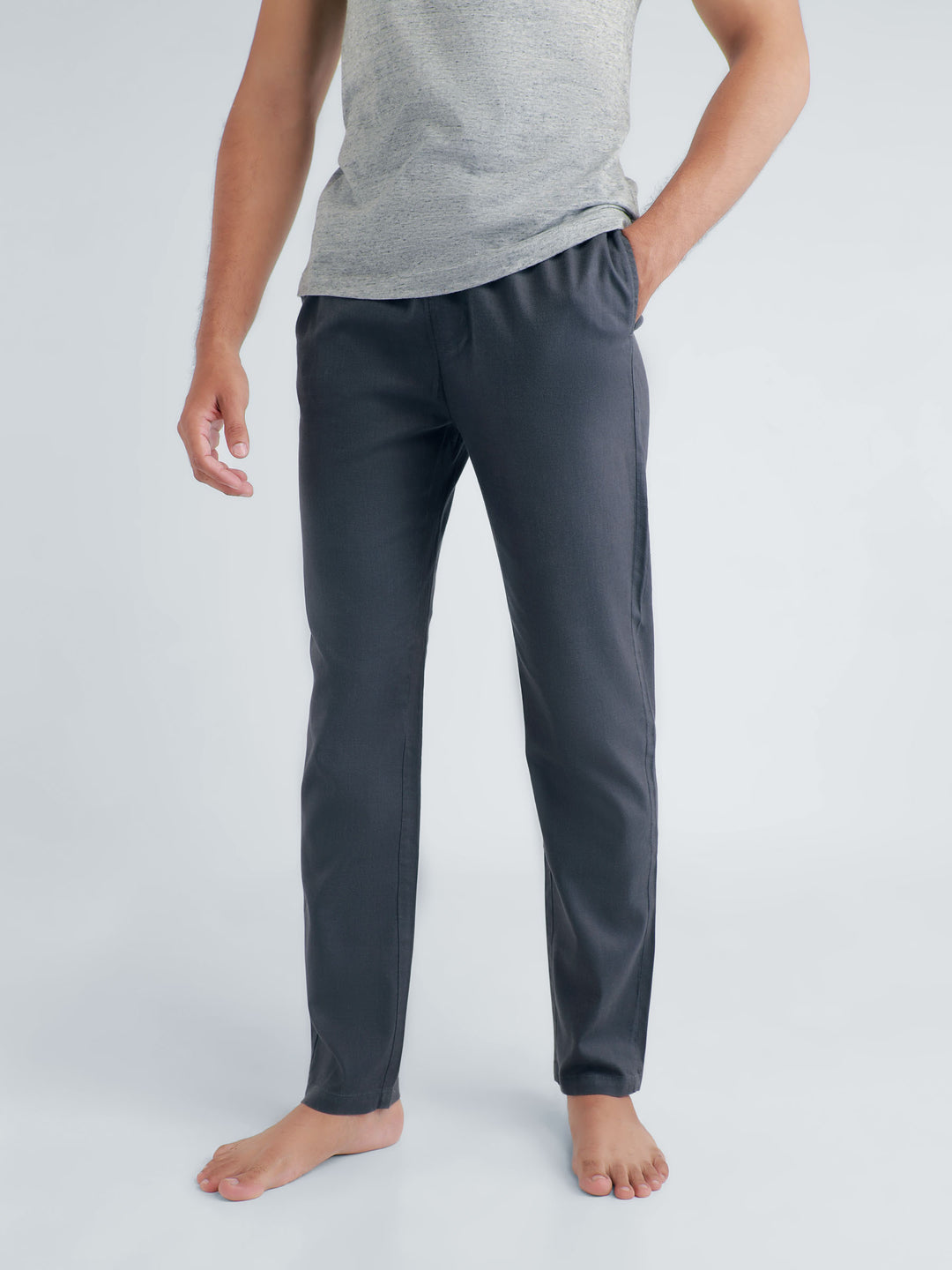Charcoal Slimfit Light Weight Pajama Brumano Pakistan