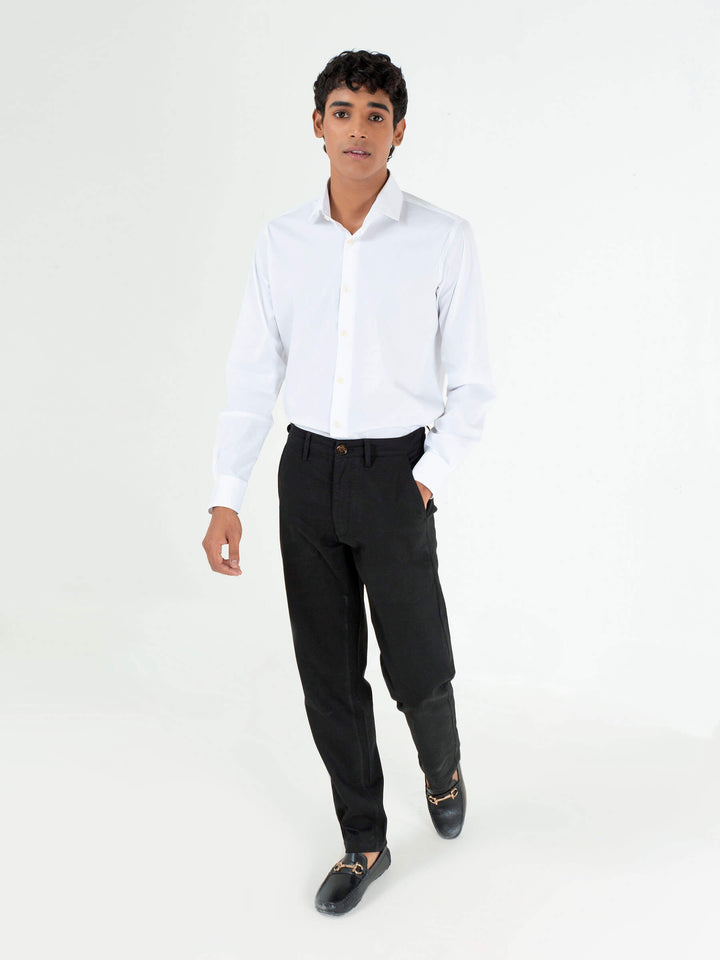 Classic White Satin Shirt Brumano Pakistan