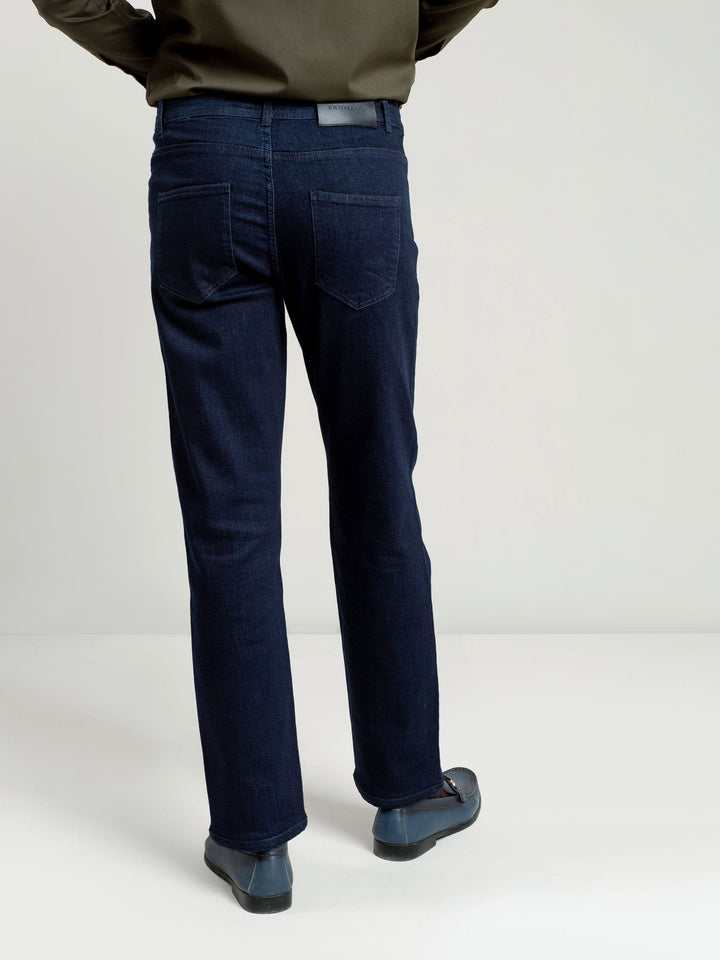 Dark blue slim fit jeans for mens Brumano Pakistan