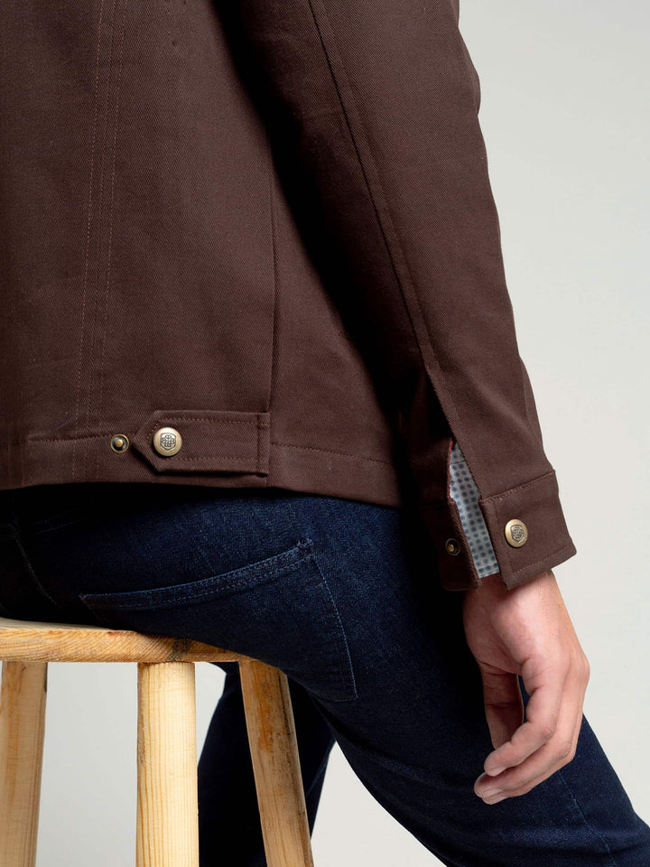 Dark Brown Casual Jacket Brumano Pakistan