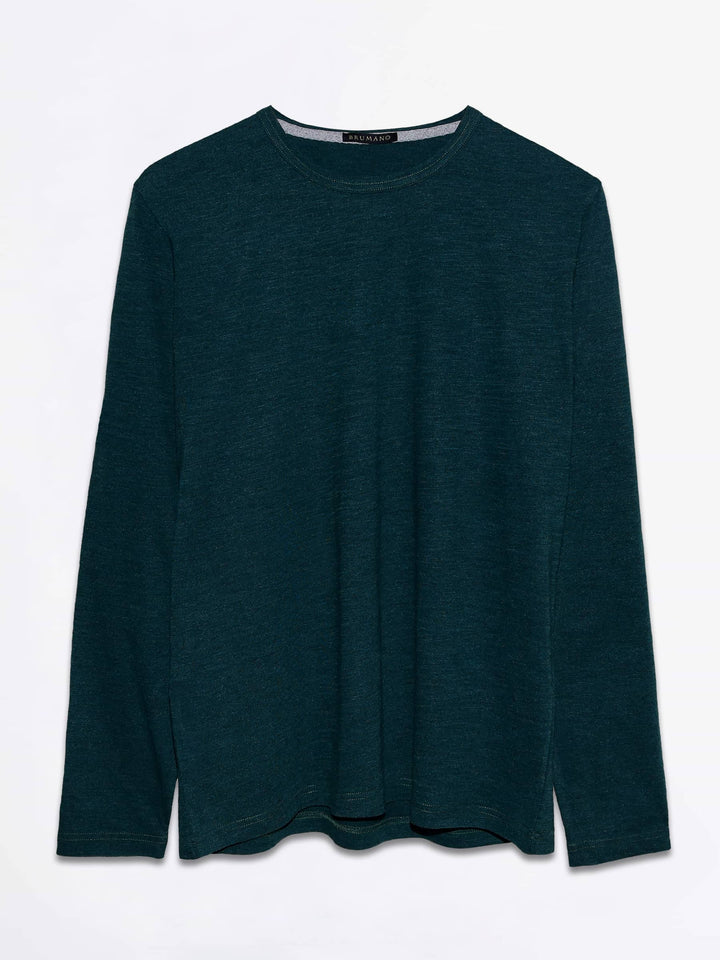 Dark Green Long Sleeve T-Shirt Brumano Pakistan