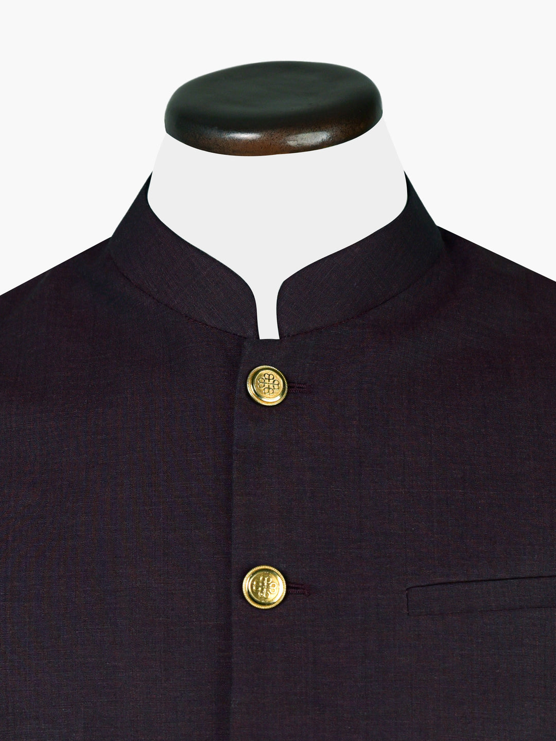 Dark Maroon Melange Waistcoat Brumano Pakistan