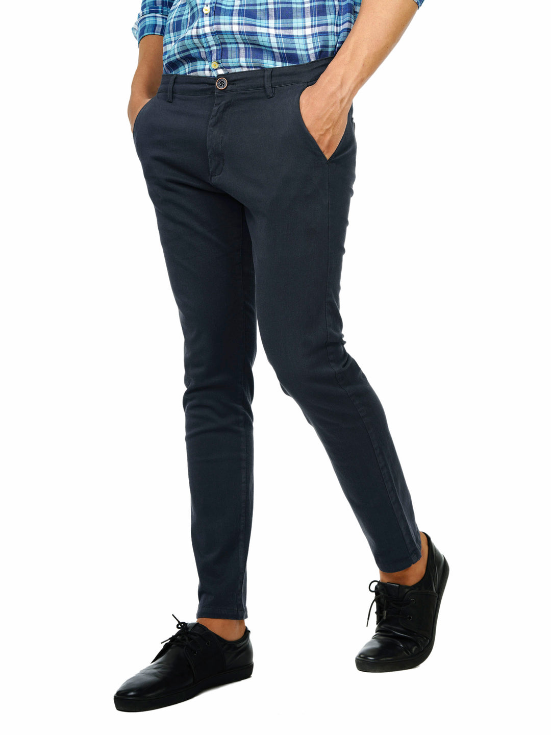 Dark Gery Slim Fit Twill Chino Brumano Pakistan