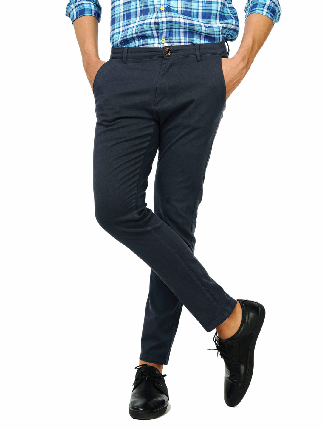 Dark Gery Slim Fit Twill Chino Brumano Pakistan